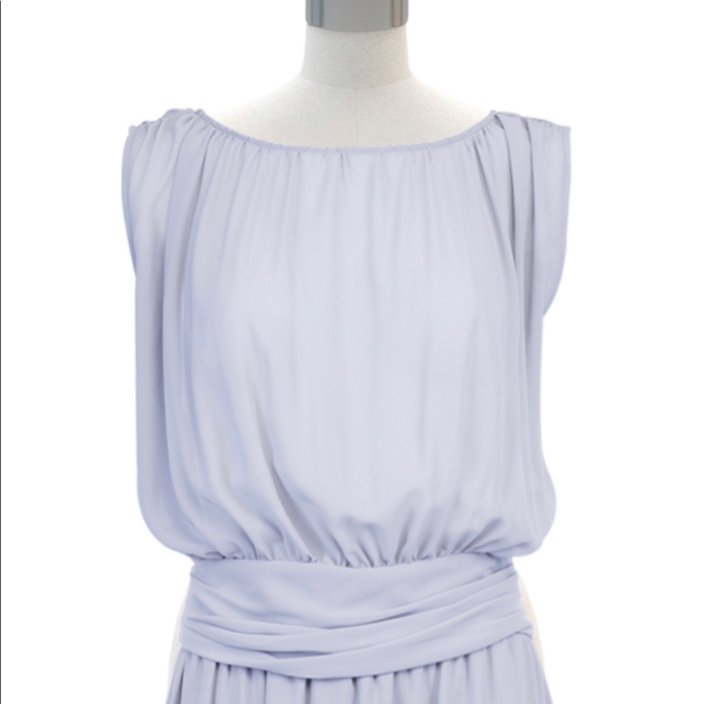 House Of Harlow 1960 Grey Roman Chiffon Dress NWT - Picture 7 of 7